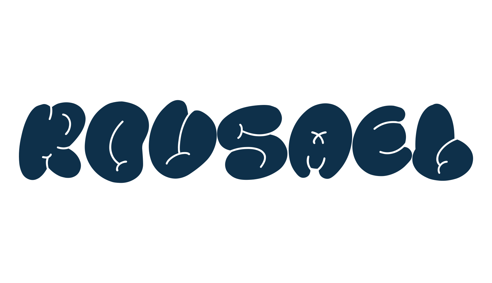 Rousael, graffiti font preview