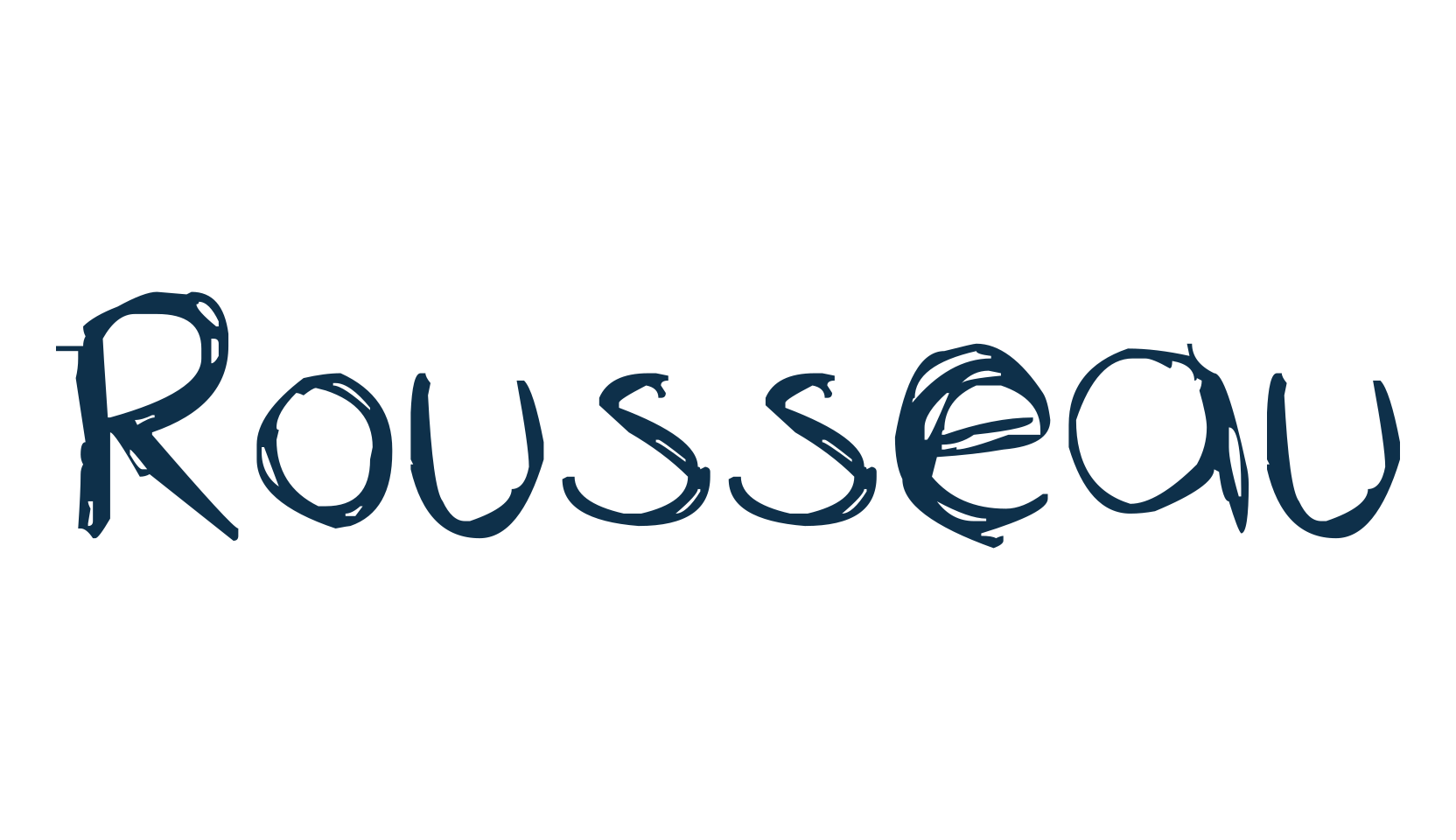 Rousseau (rousseau), fancy various decorative script calligraphy font preview
