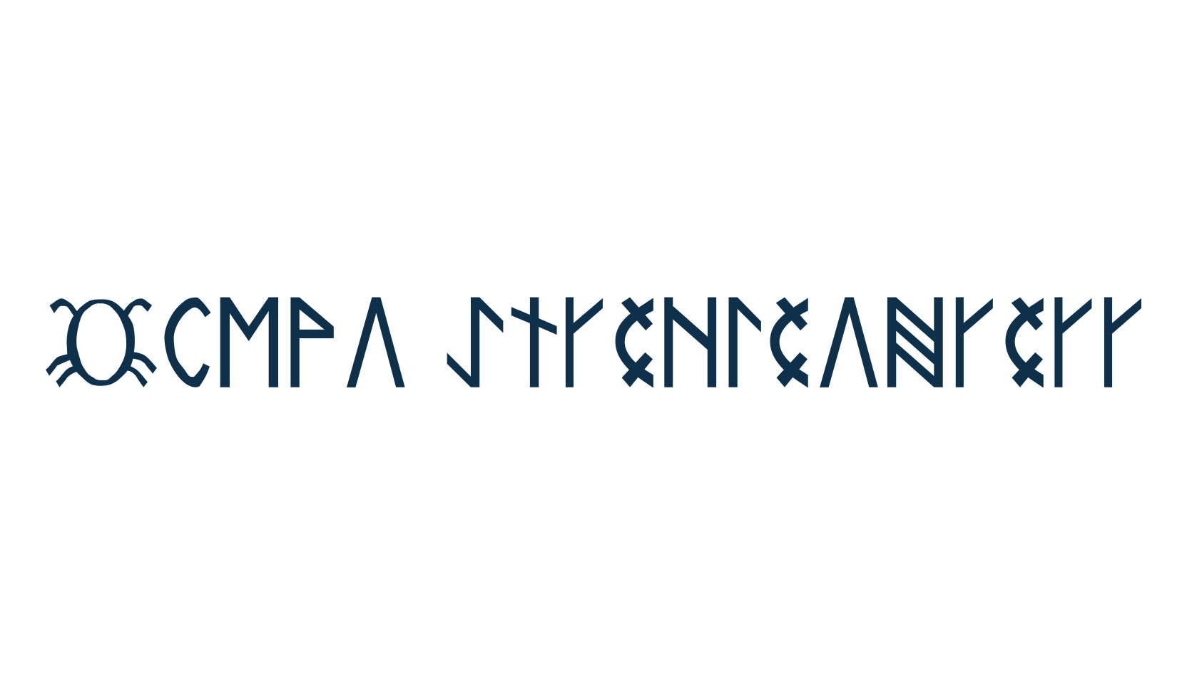 Rovas Kiterjesztett, fancy decorative font preview
