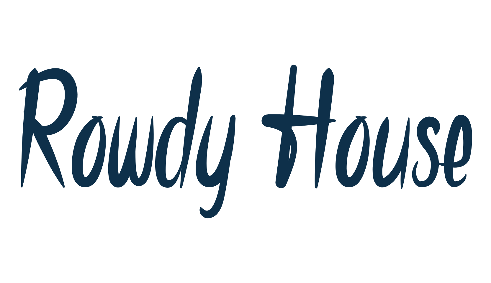 Rowdy House, display market font preview