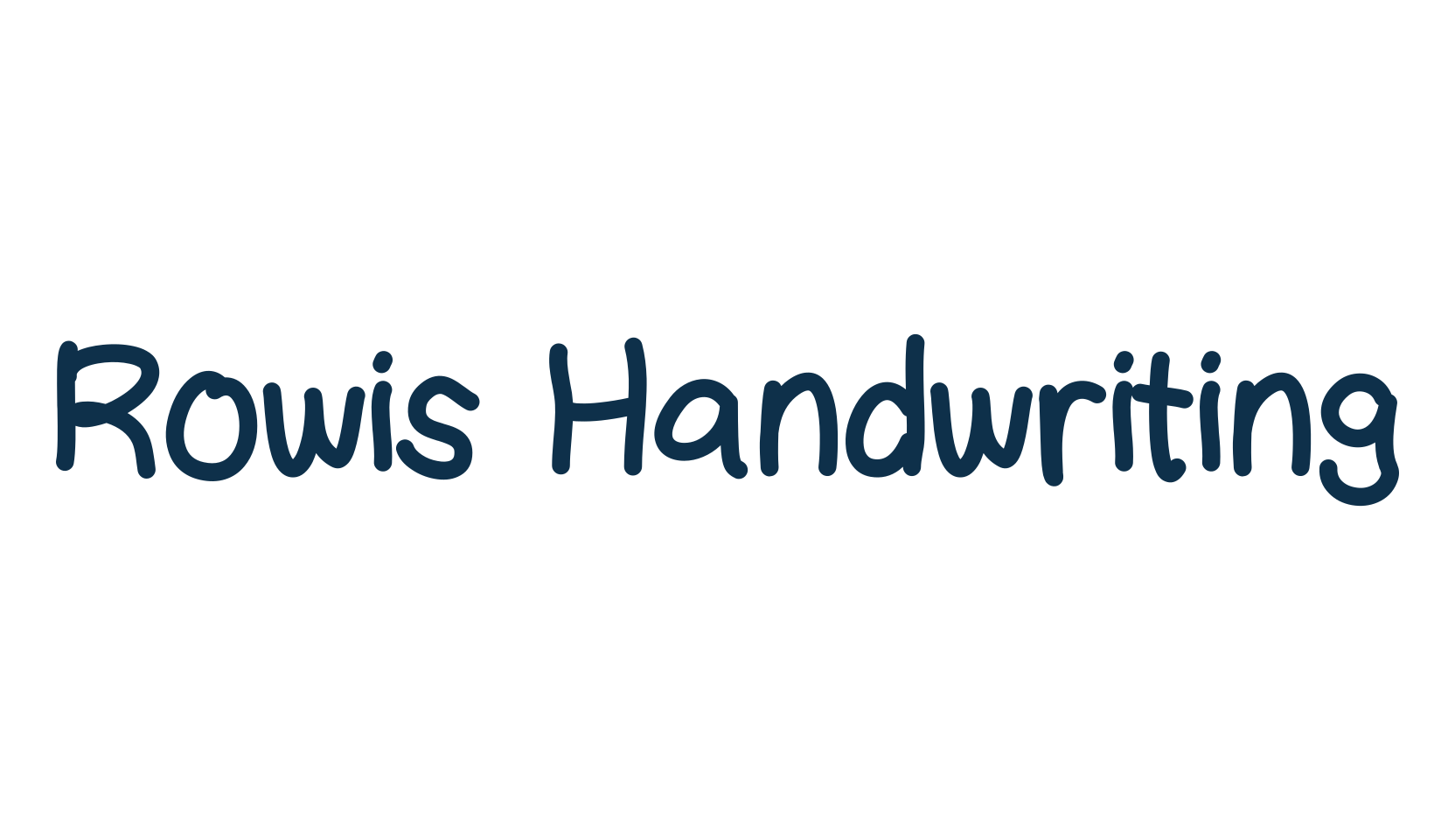 Rowis Handwriting, script handwritten fancy decorative calligraphy font preview
