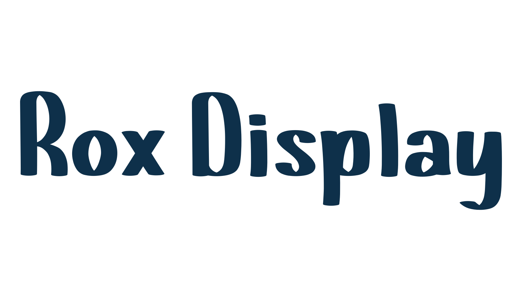 Rox Display, fancy various decorative font preview