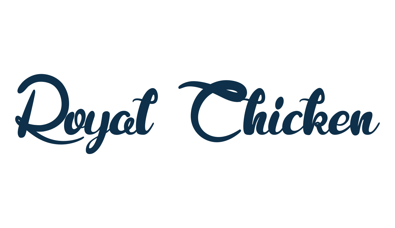 Royal Chicken, fancy decorative font preview