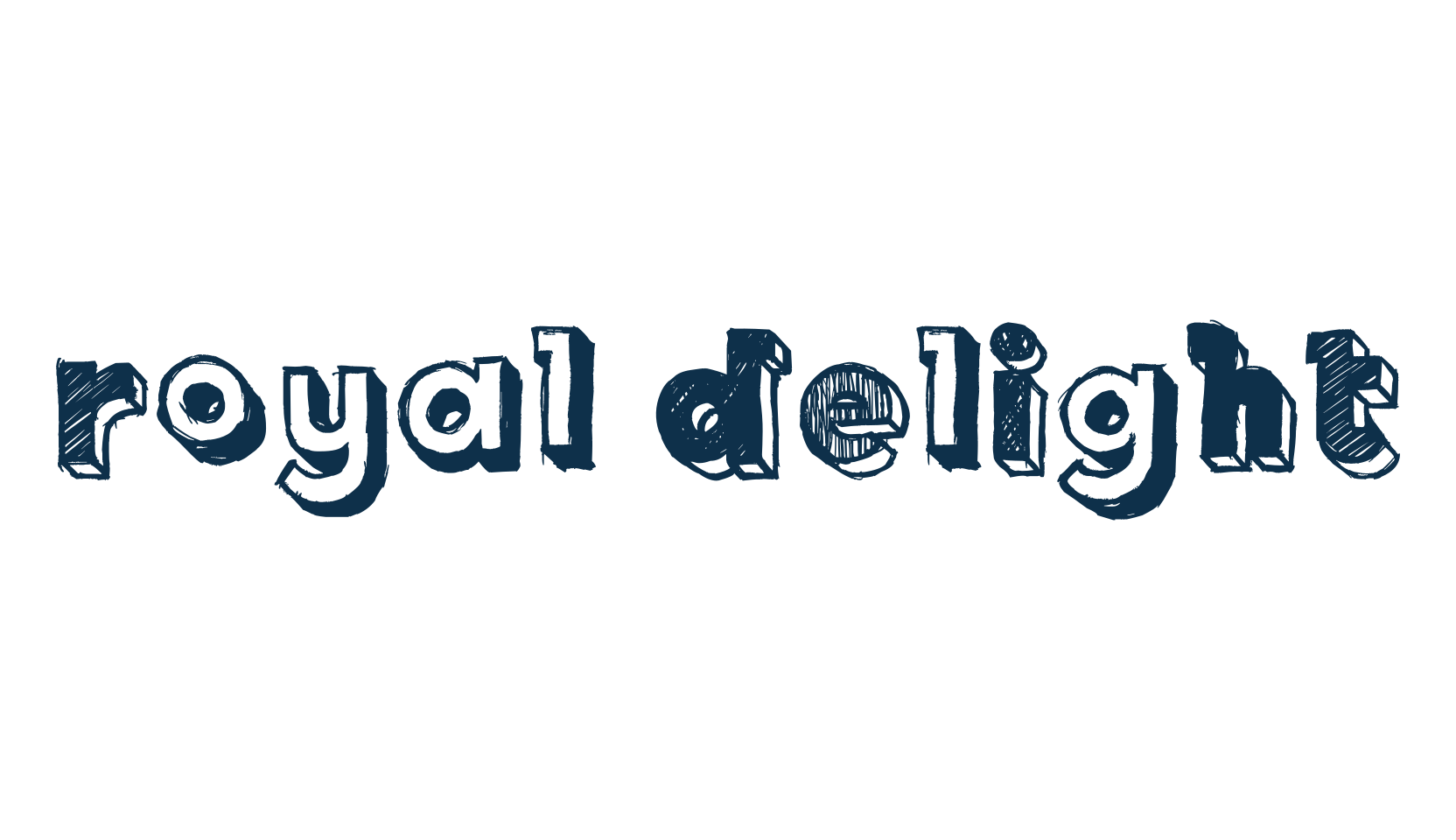Royal Delight, fancy cartoon decorative font preview