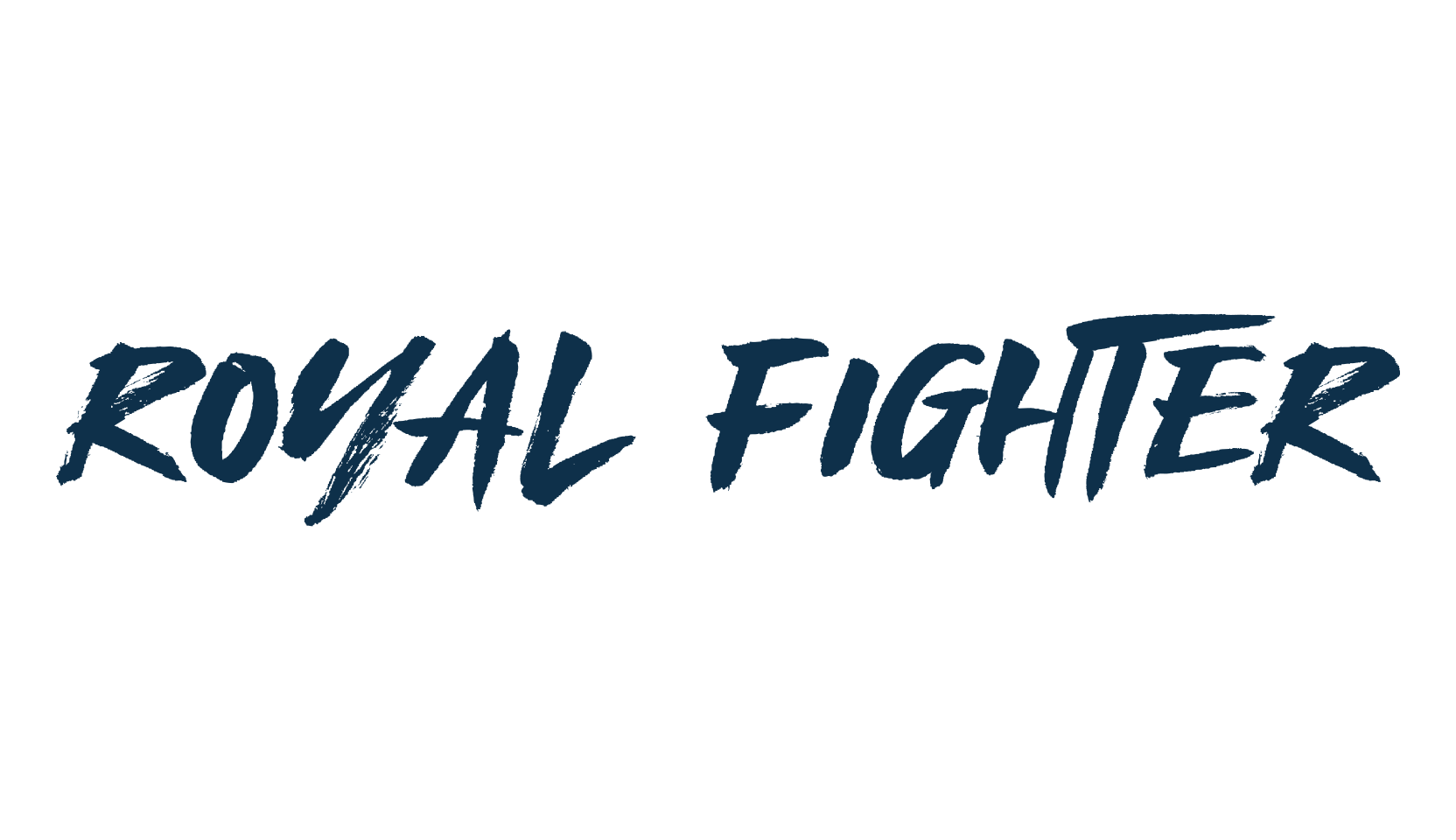 Royal Fighter, brush font preview