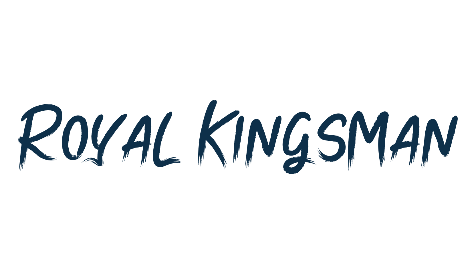 Royal Kingsman, script brush fancy decorative calligraphy font preview