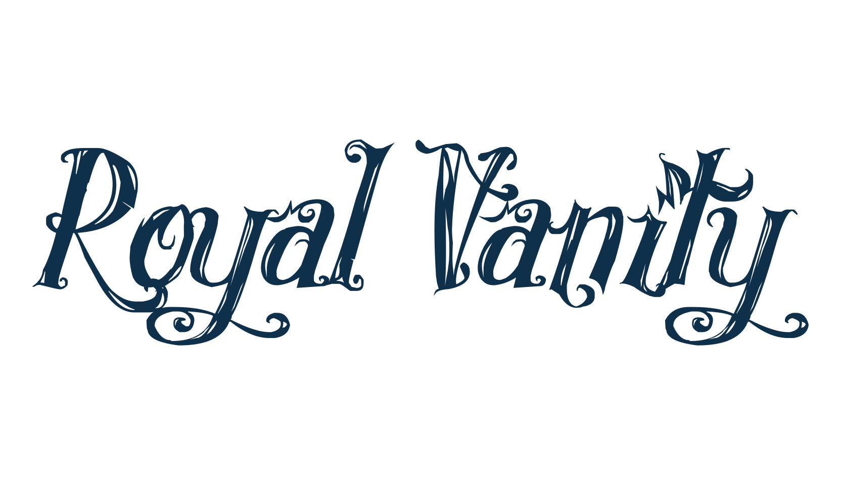 Royal Vanity, fancy various gothic font preview