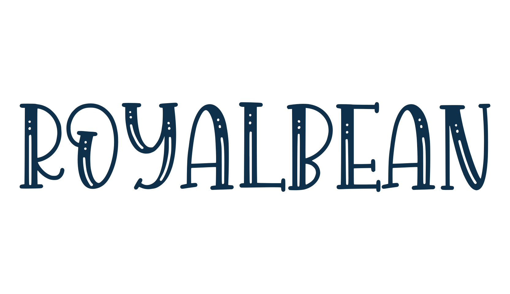 Royalbean, fancy various decorative font preview