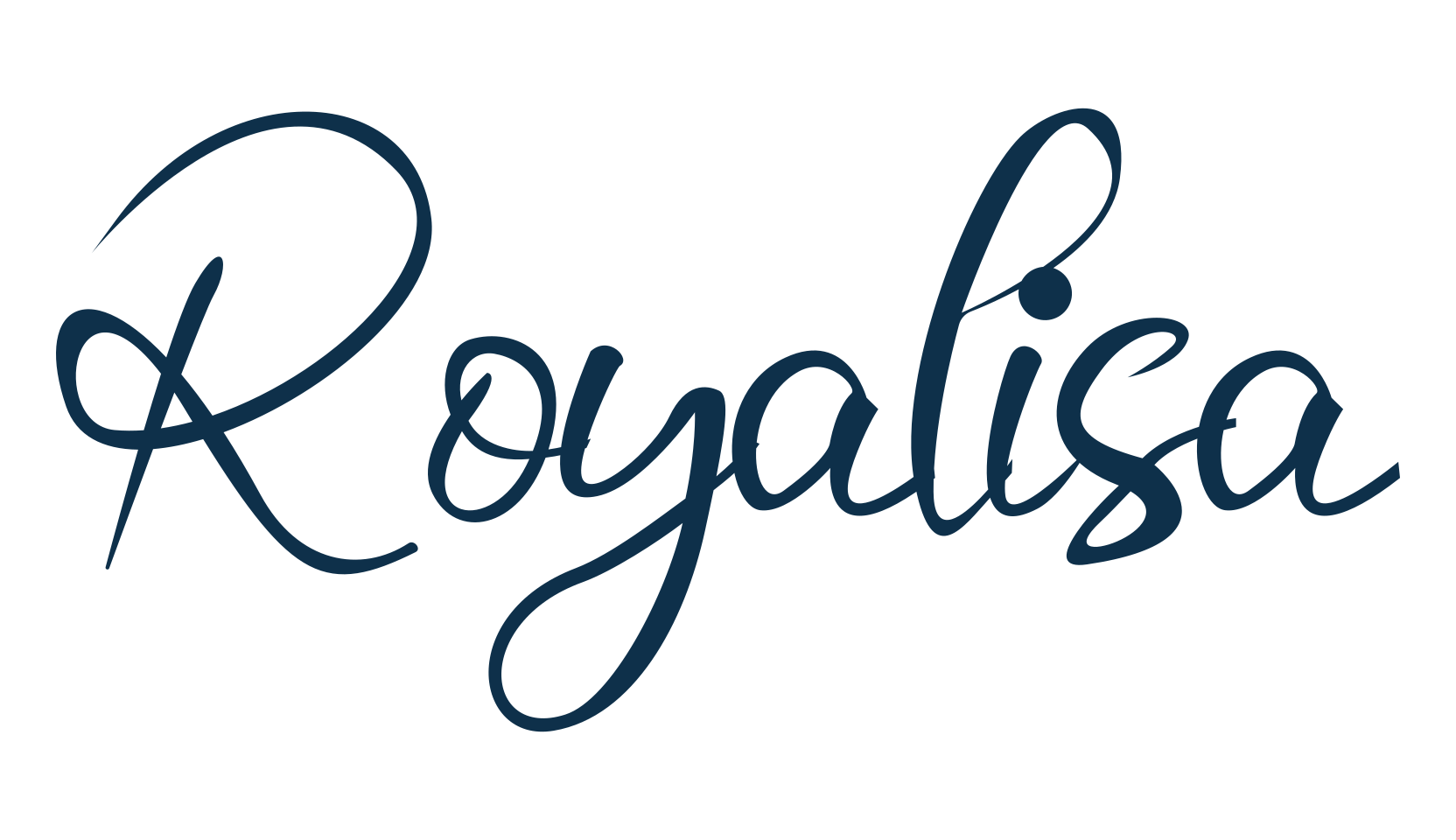 Royalisa, calligraphy font preview