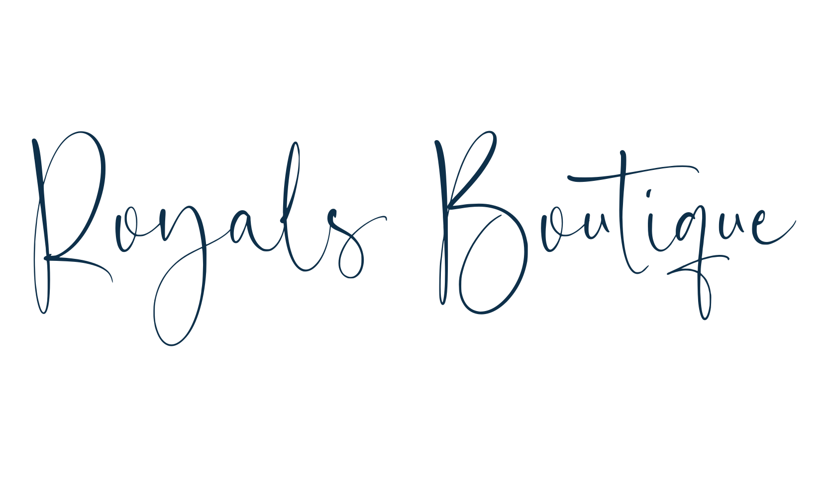 Royals Boutique, script handwritten fancy decorative calligraphy font preview