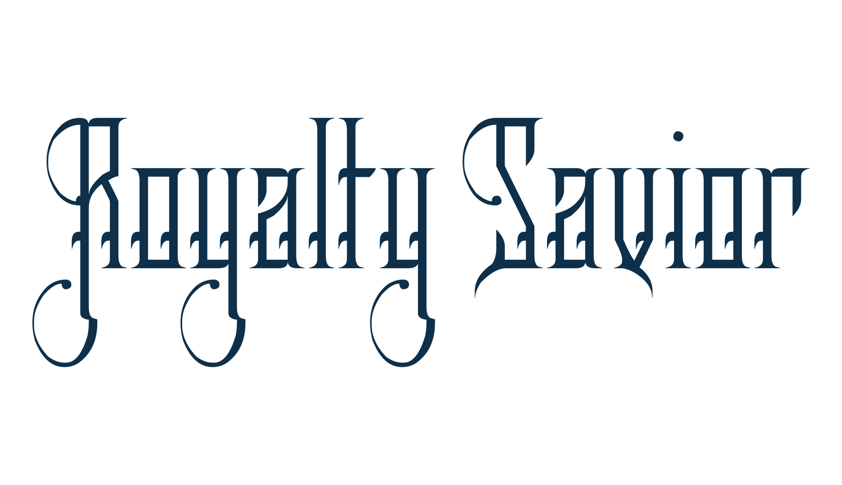 Royalty Savior, gothic modern font preview