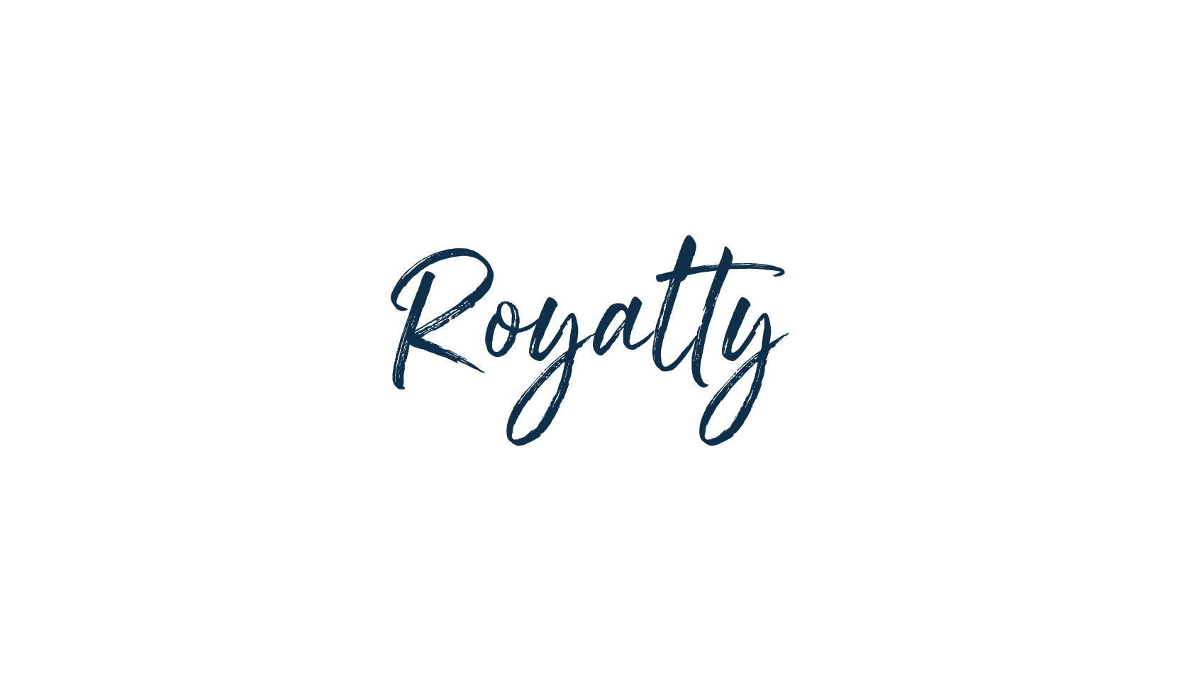 Royalty, script brush fancy decorative calligraphy font preview