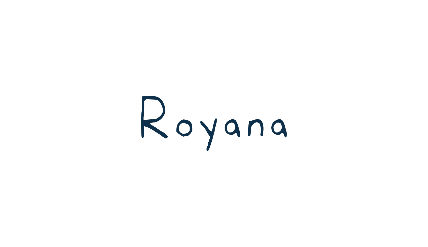 Royana, script handwritten fancy decorative calligraphy font preview