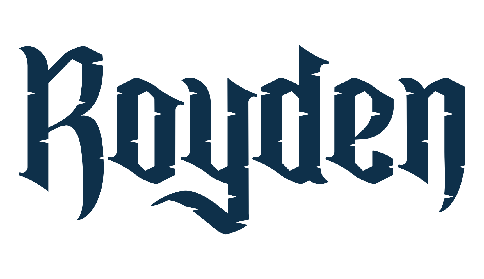 Royden, modern font preview