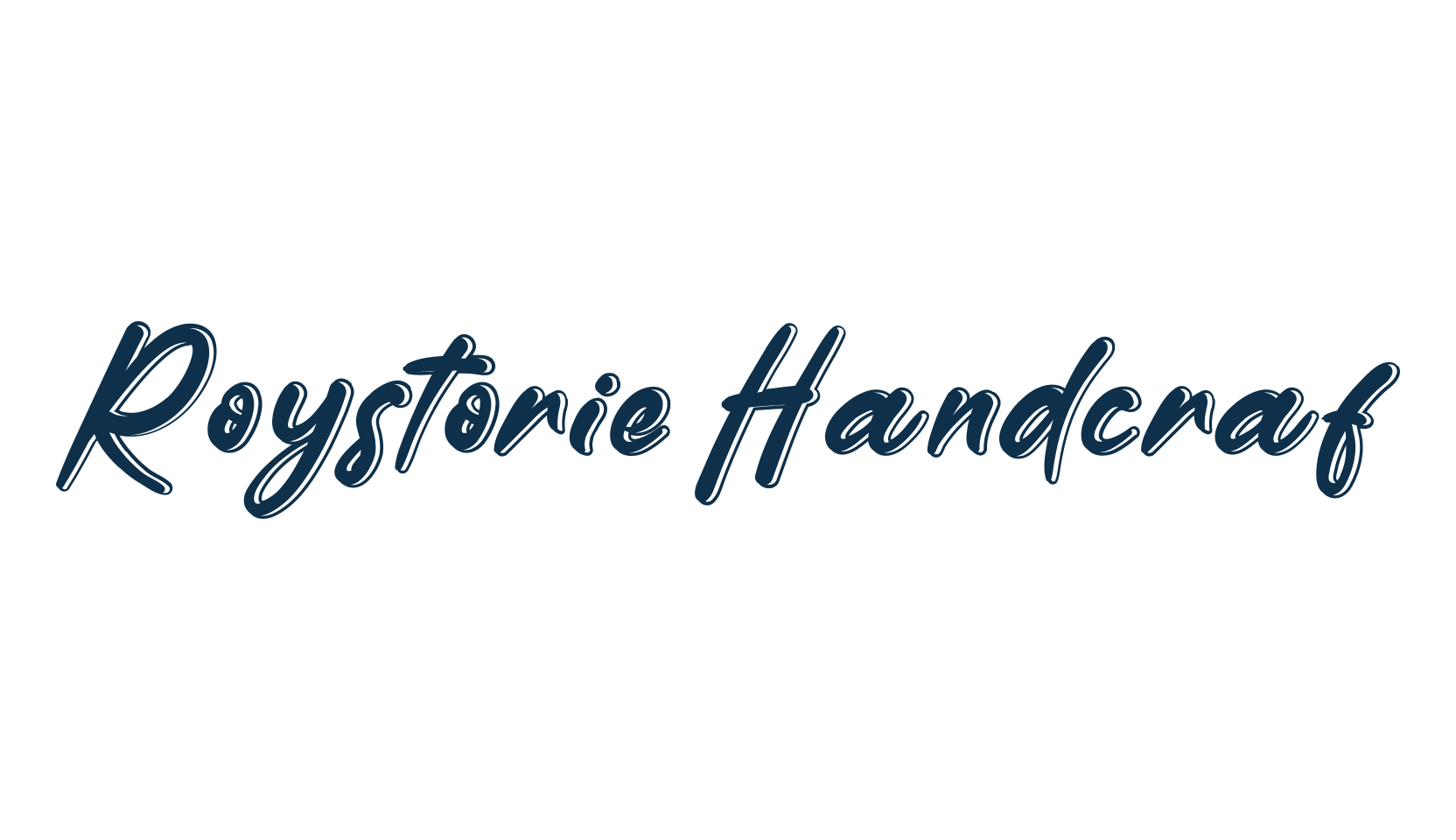 Roystorie Handcraf, fancy decorative font preview
