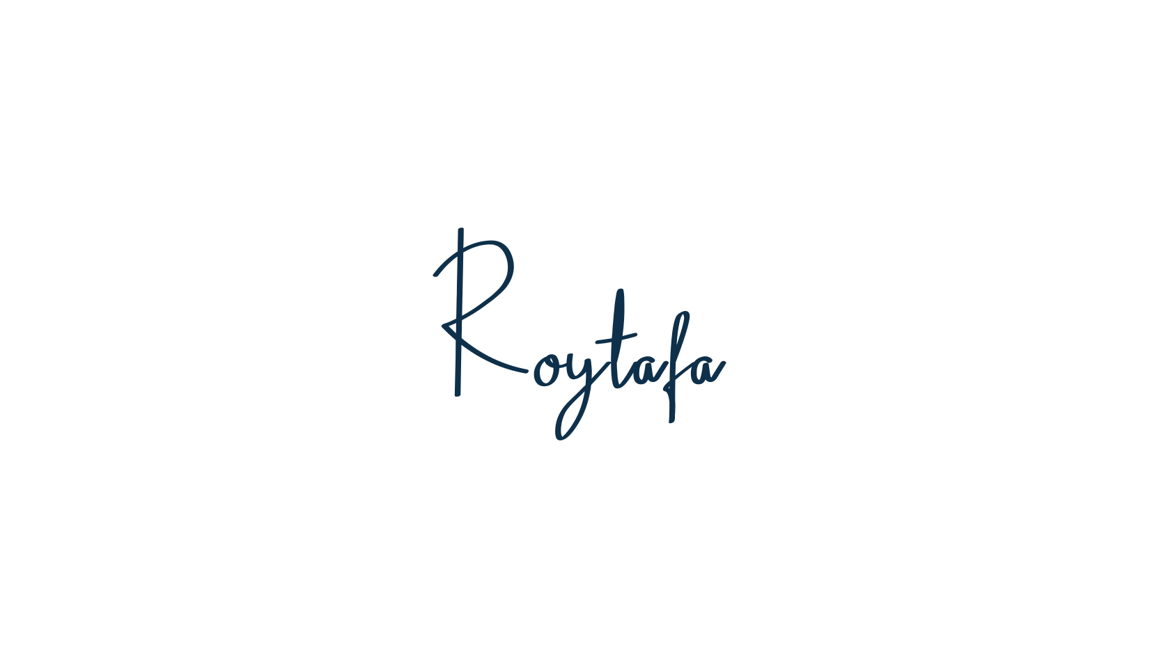 Roytafa, script handwritten fancy decorative calligraphy font preview