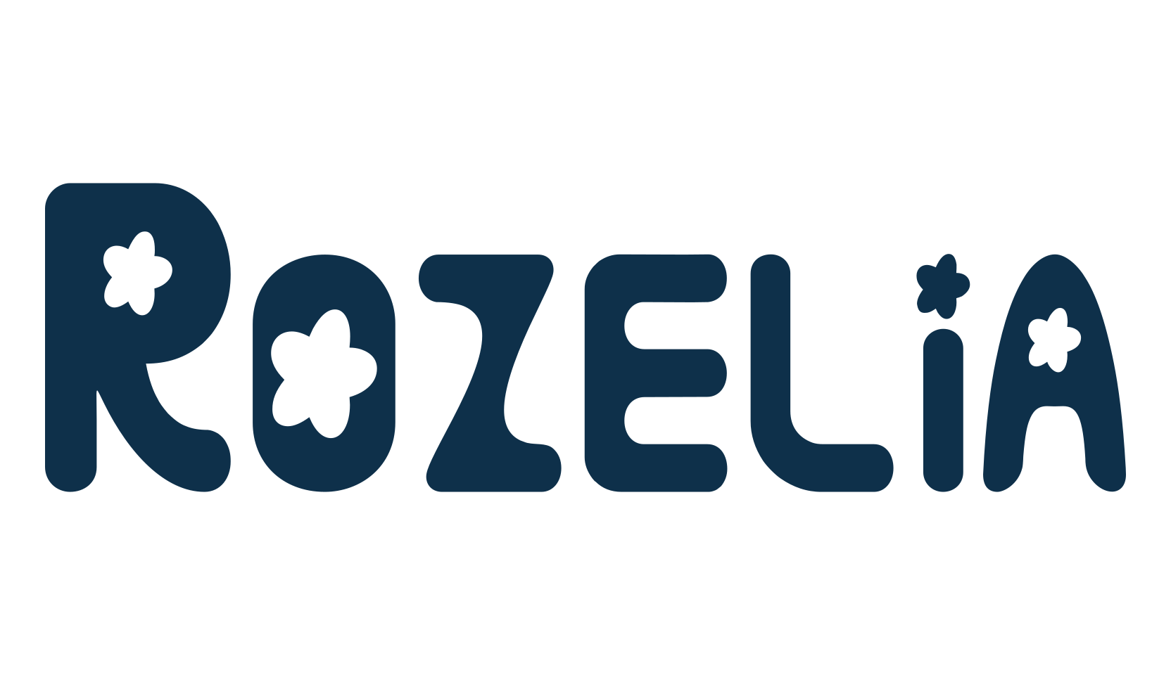 Rozelia, decorative font preview