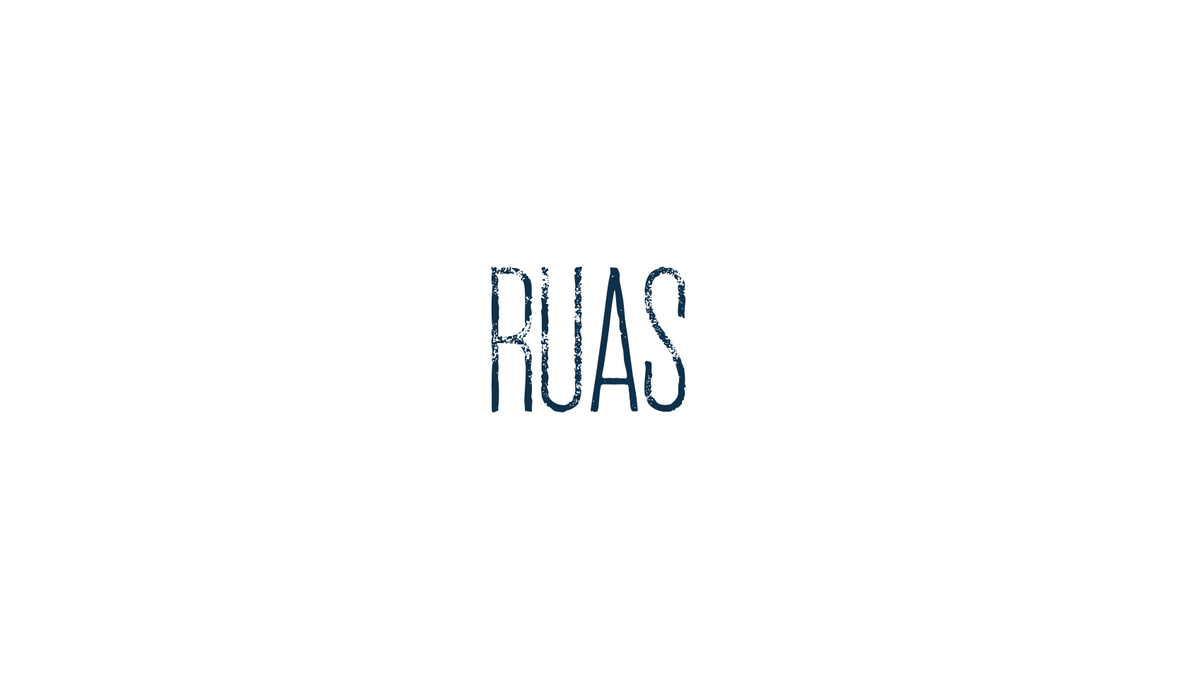 Ruas, eroded font preview