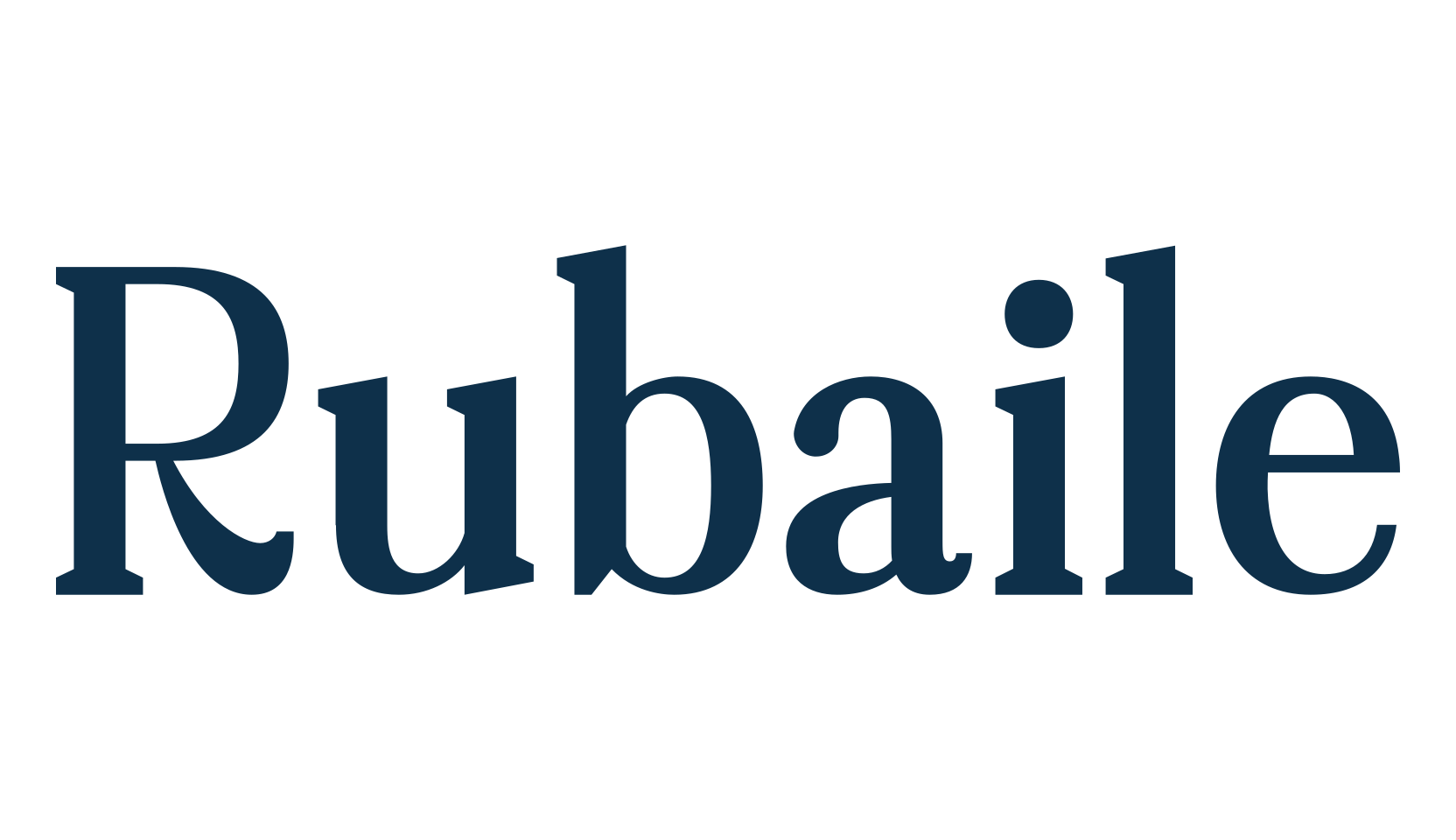 Rubaile, basic serif font preview