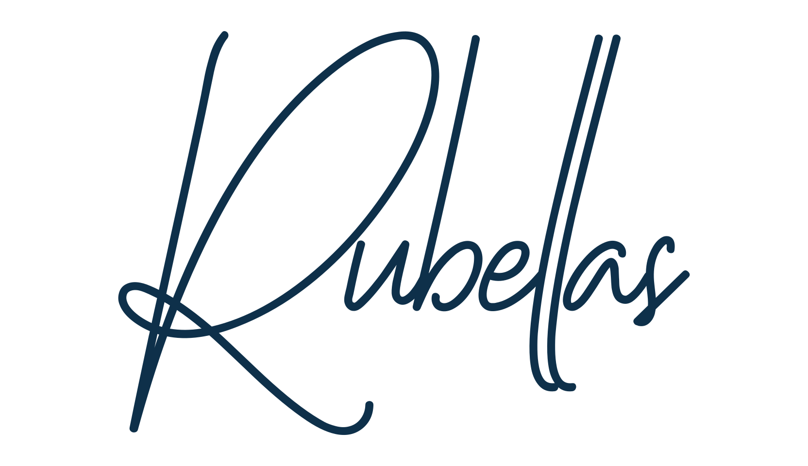 Rubellas, handwriting font preview