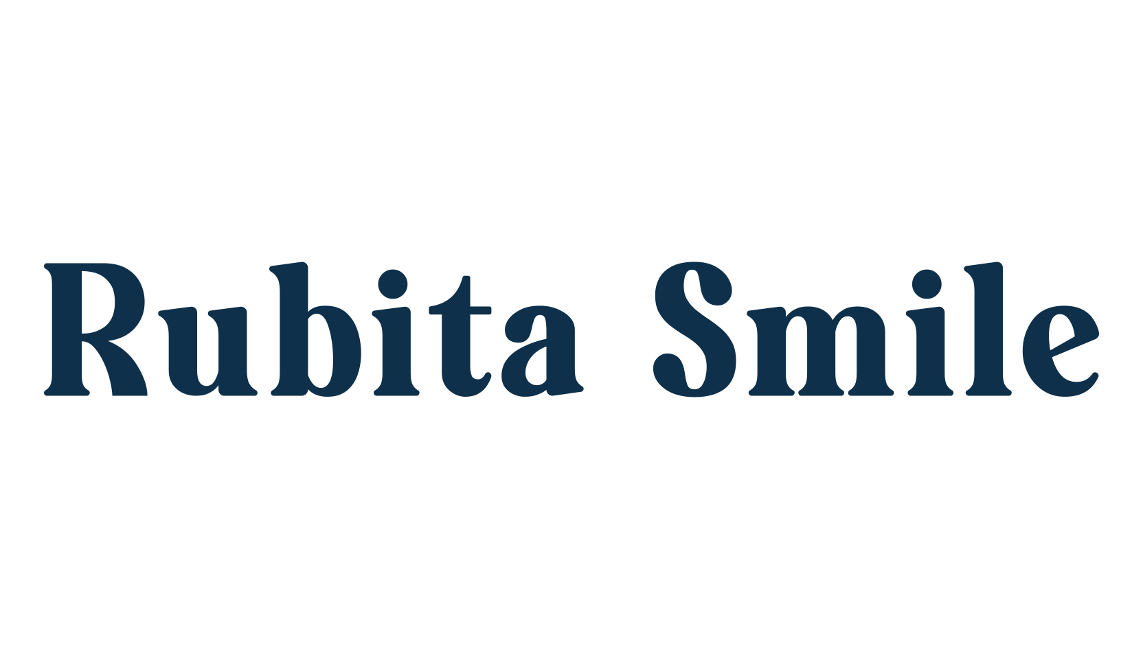 Rubita Smile, basic serif font preview