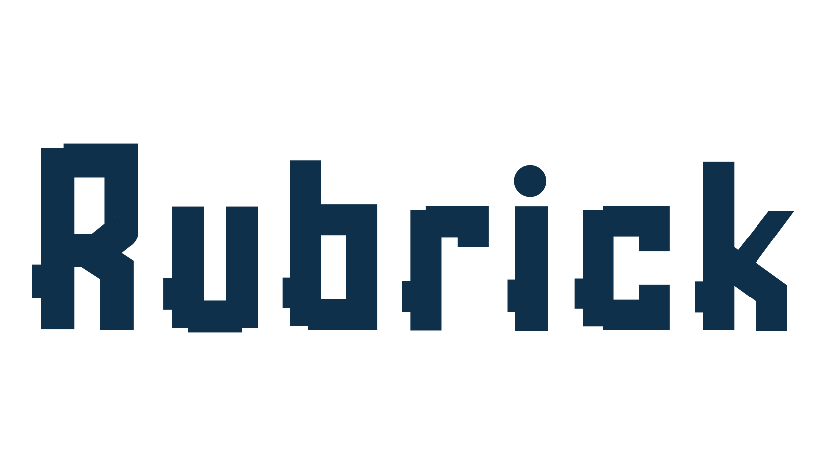 Rubrick, various font preview
