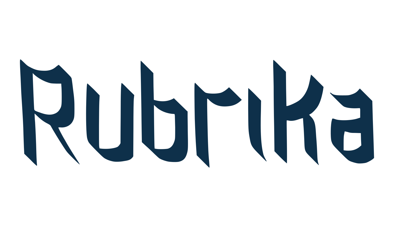 Rubrika, fancy various decorative font preview