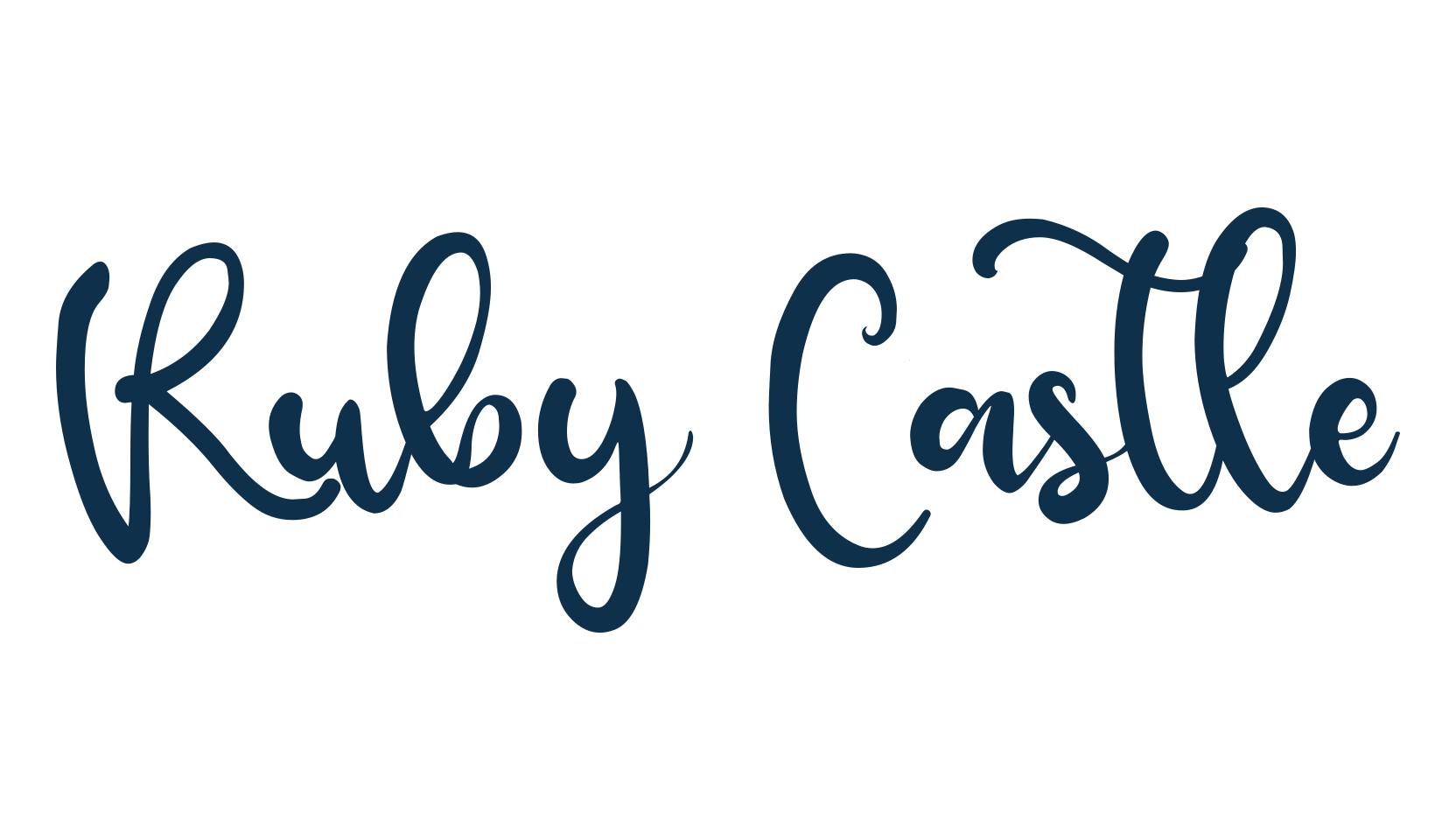 Ruby Castle, display market font preview