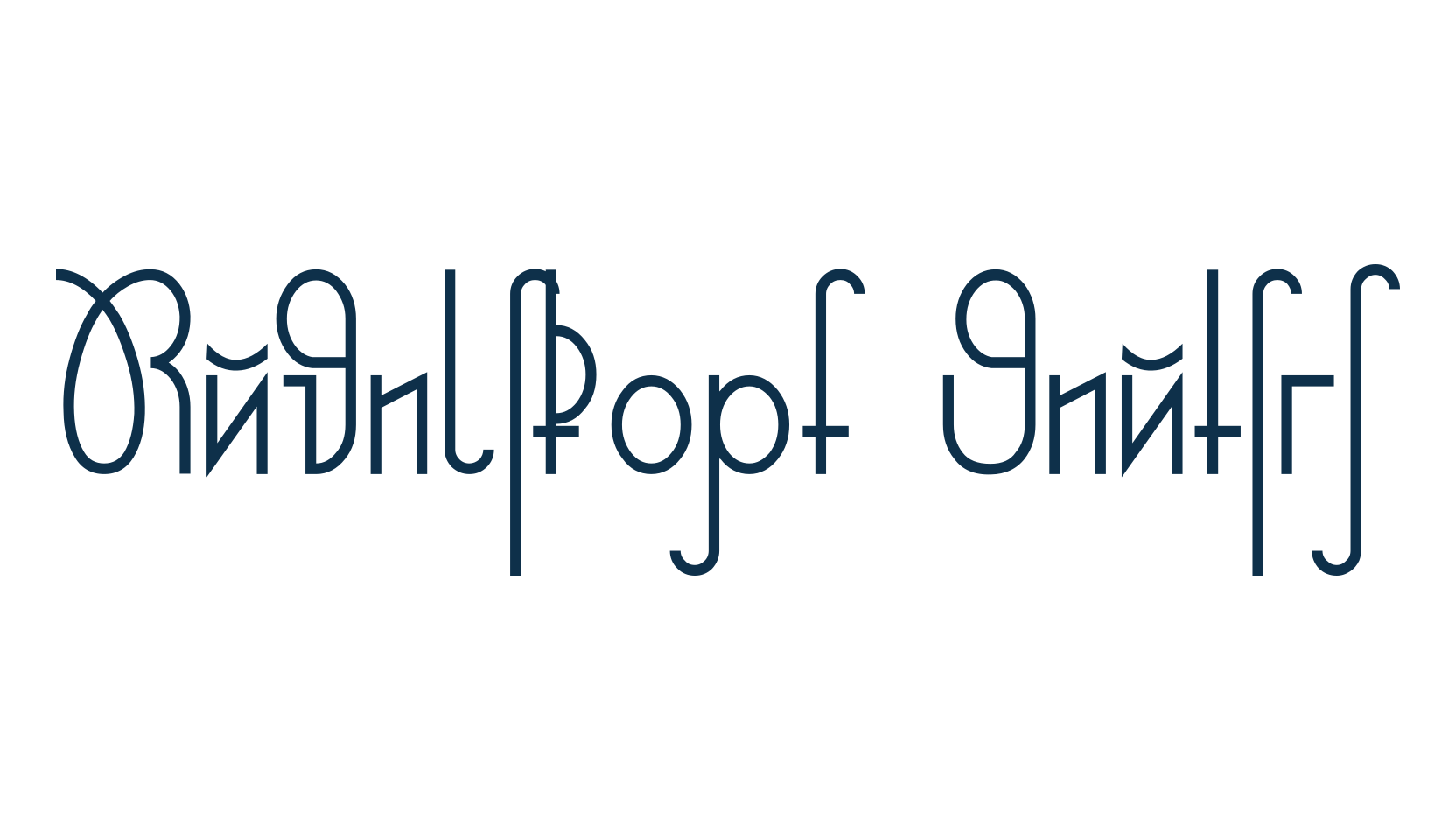 Rudelskopf Deutsch, fancy various decorative font preview