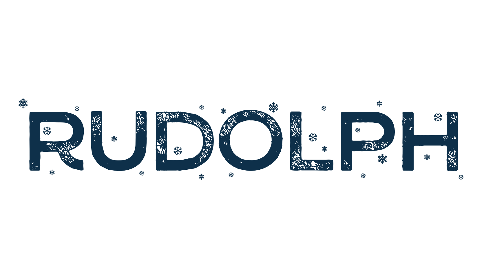 Rudolph (rudolph), fancy decorative font preview