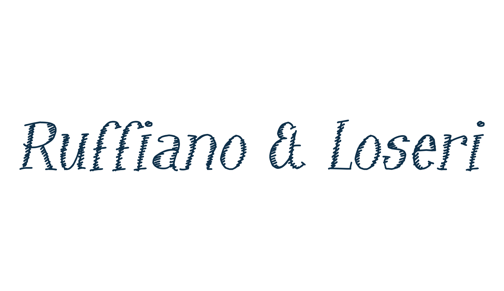 Ruffiano & Loseri, various font preview