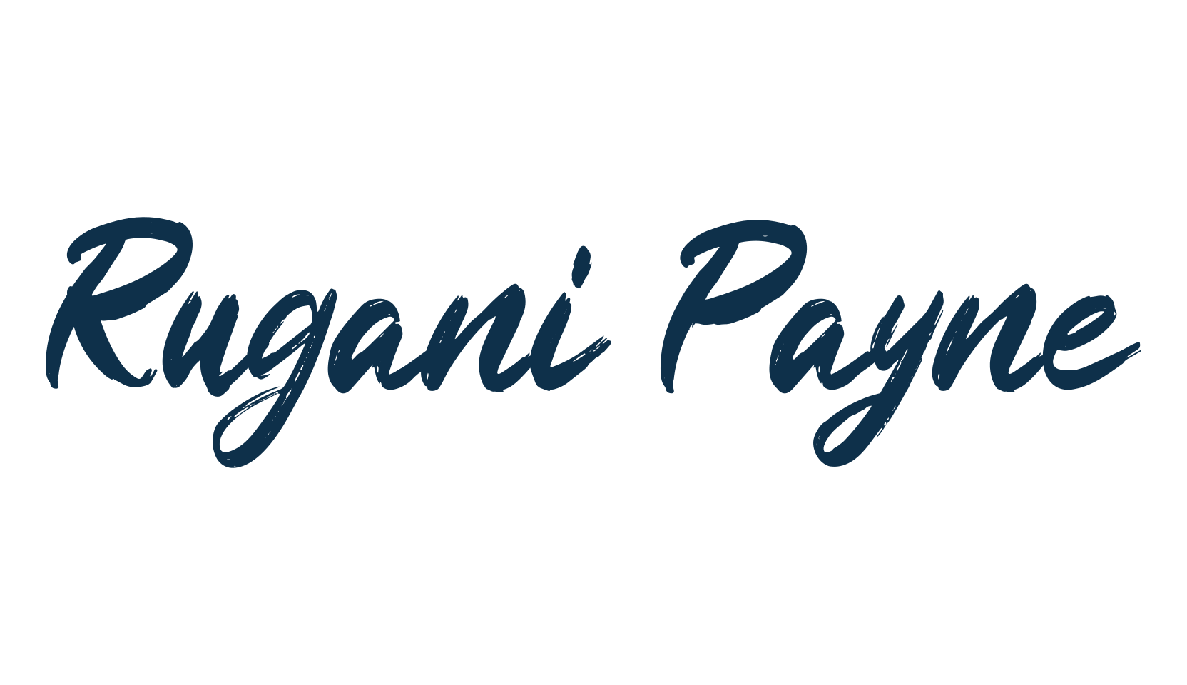 Rugani Payne, script brush fancy decorative calligraphy font preview
