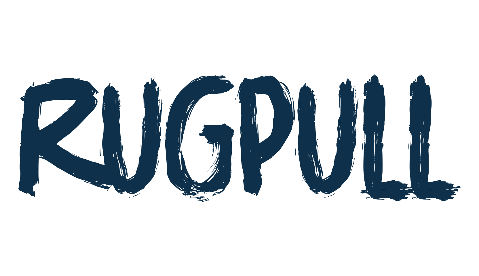 Rugpull, script brush fancy decorative calligraphy font preview