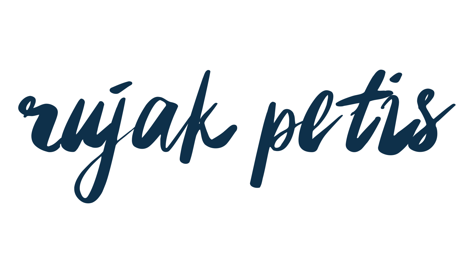 Rujak Petis, script brush fancy decorative calligraphy font preview