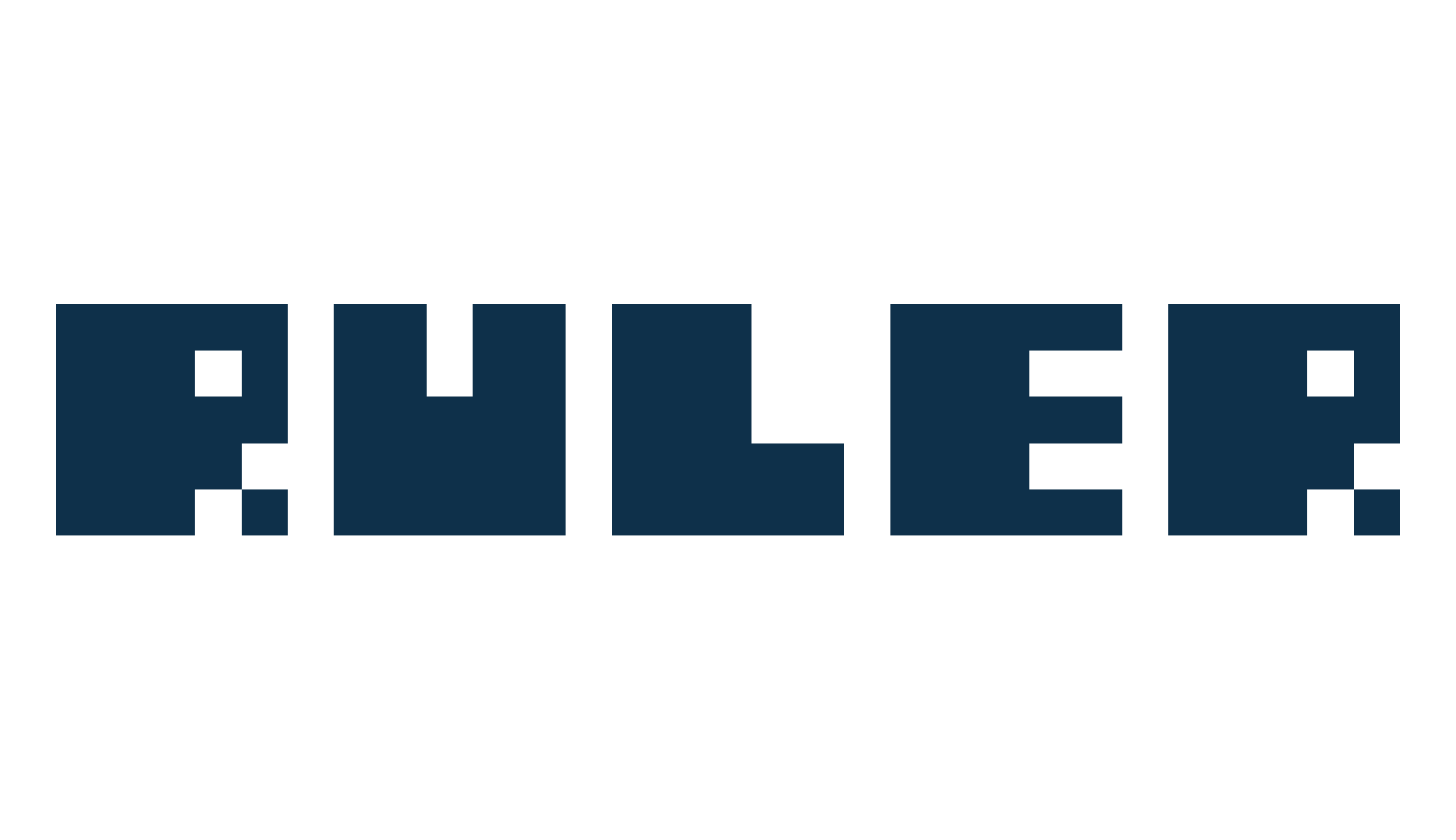 Ruler, techno square sci-fi font preview
