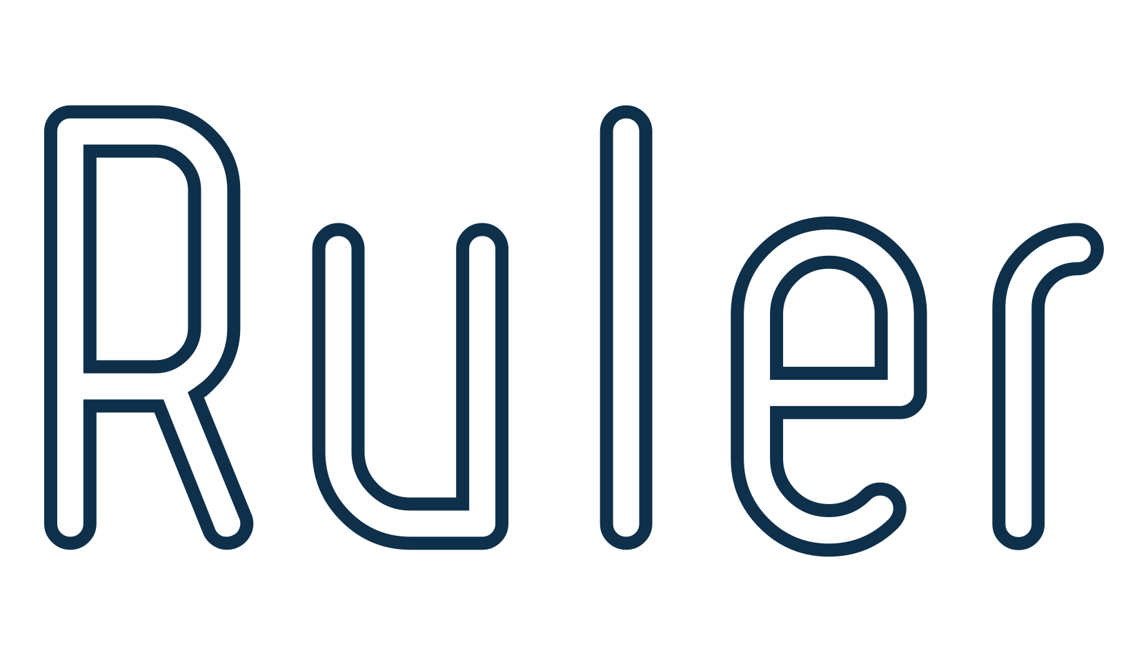 Ruler (ruler2), basic sans serif font preview