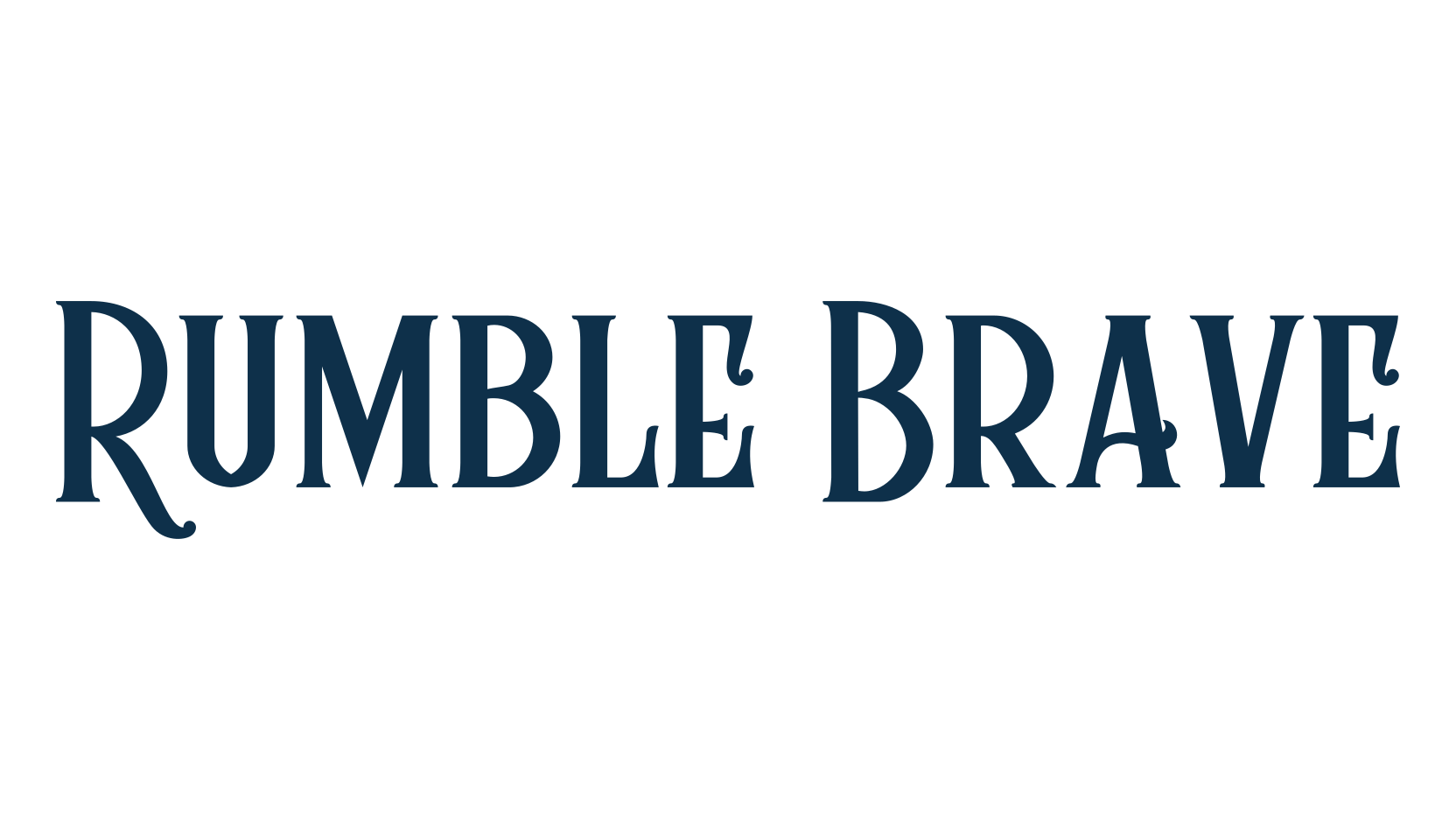 Rumble Brave, retro font preview