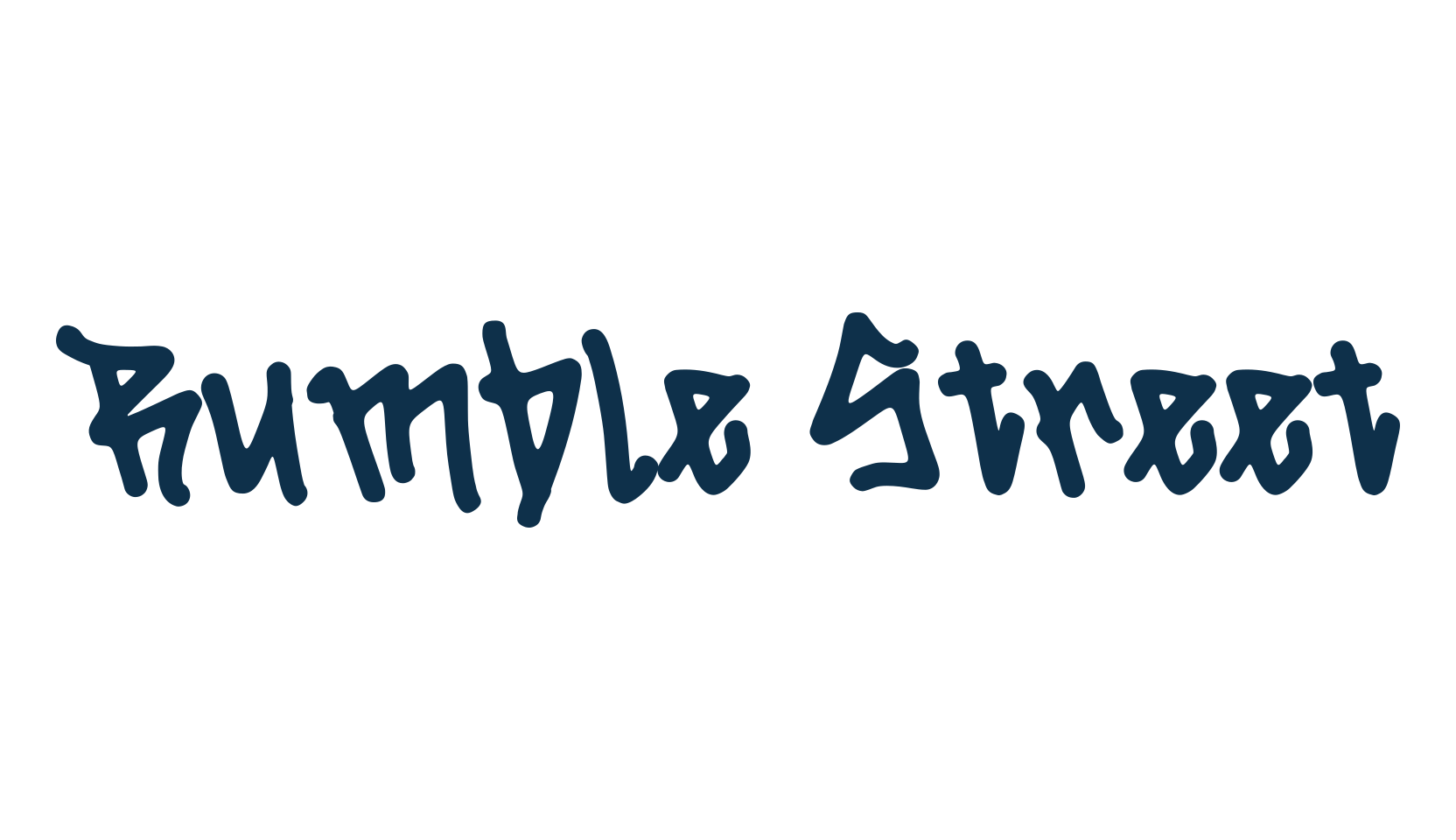 Rumble Street, graffiti font preview