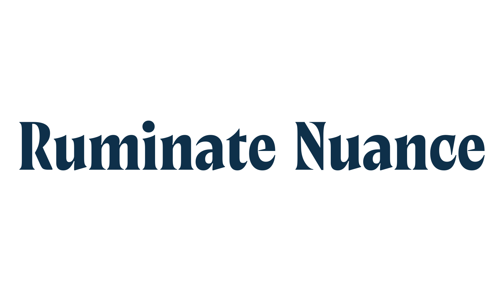 Ruminate Nuance, serif font preview