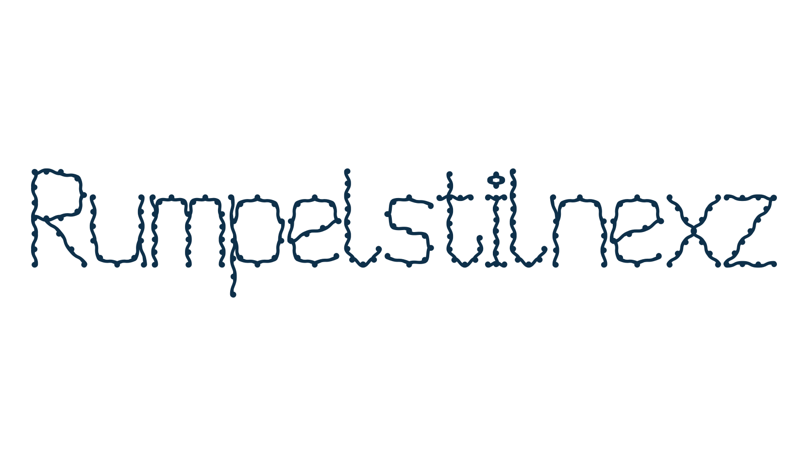 Rumpelstilnexz, decorative font preview