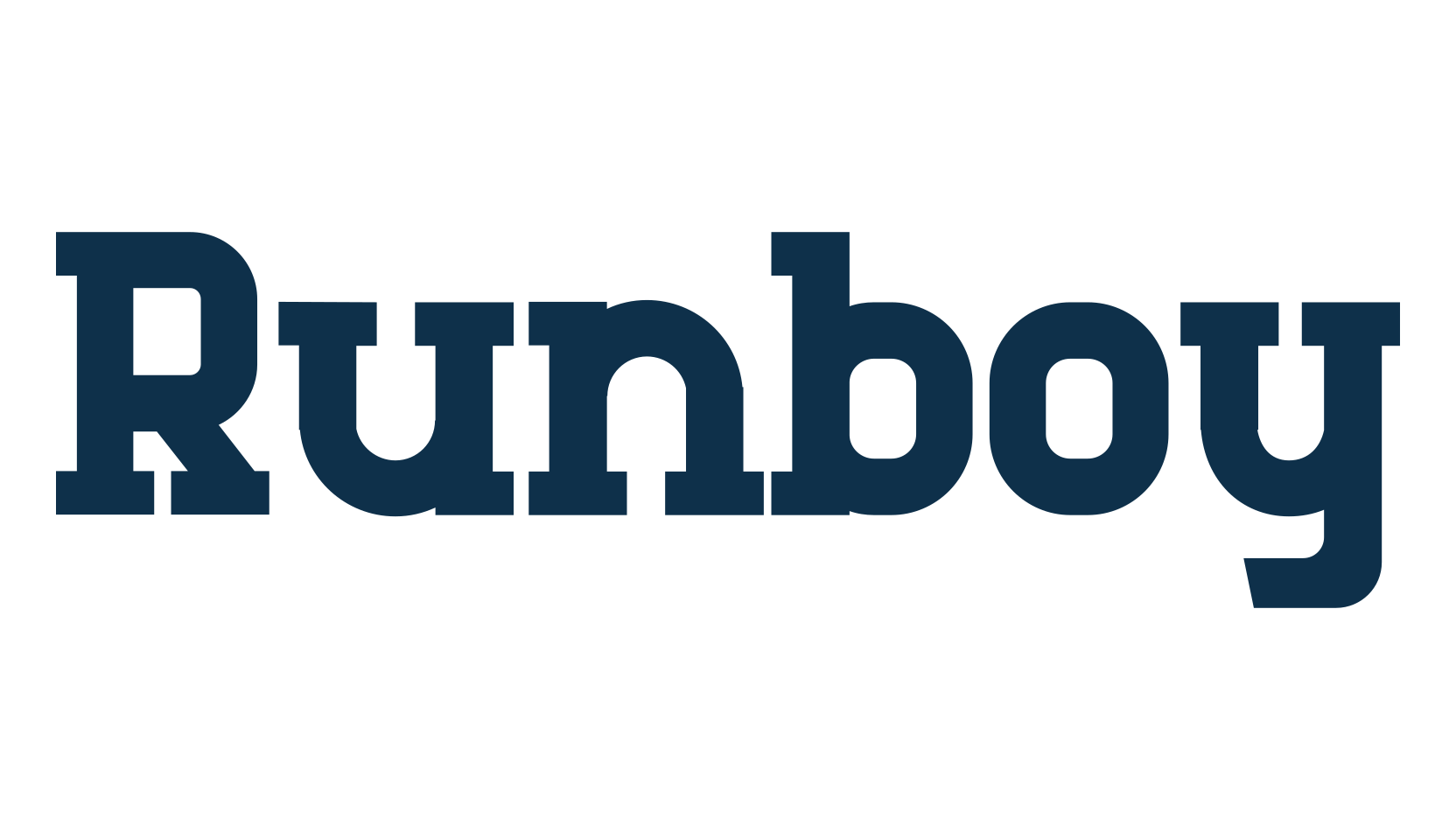 Runboy, old school font preview