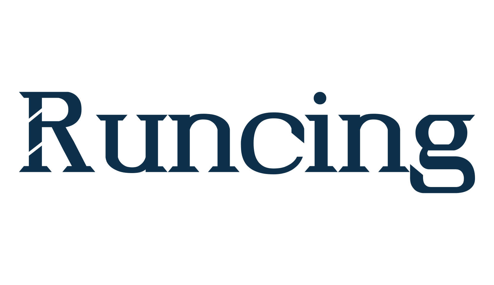 Runcing, various font preview