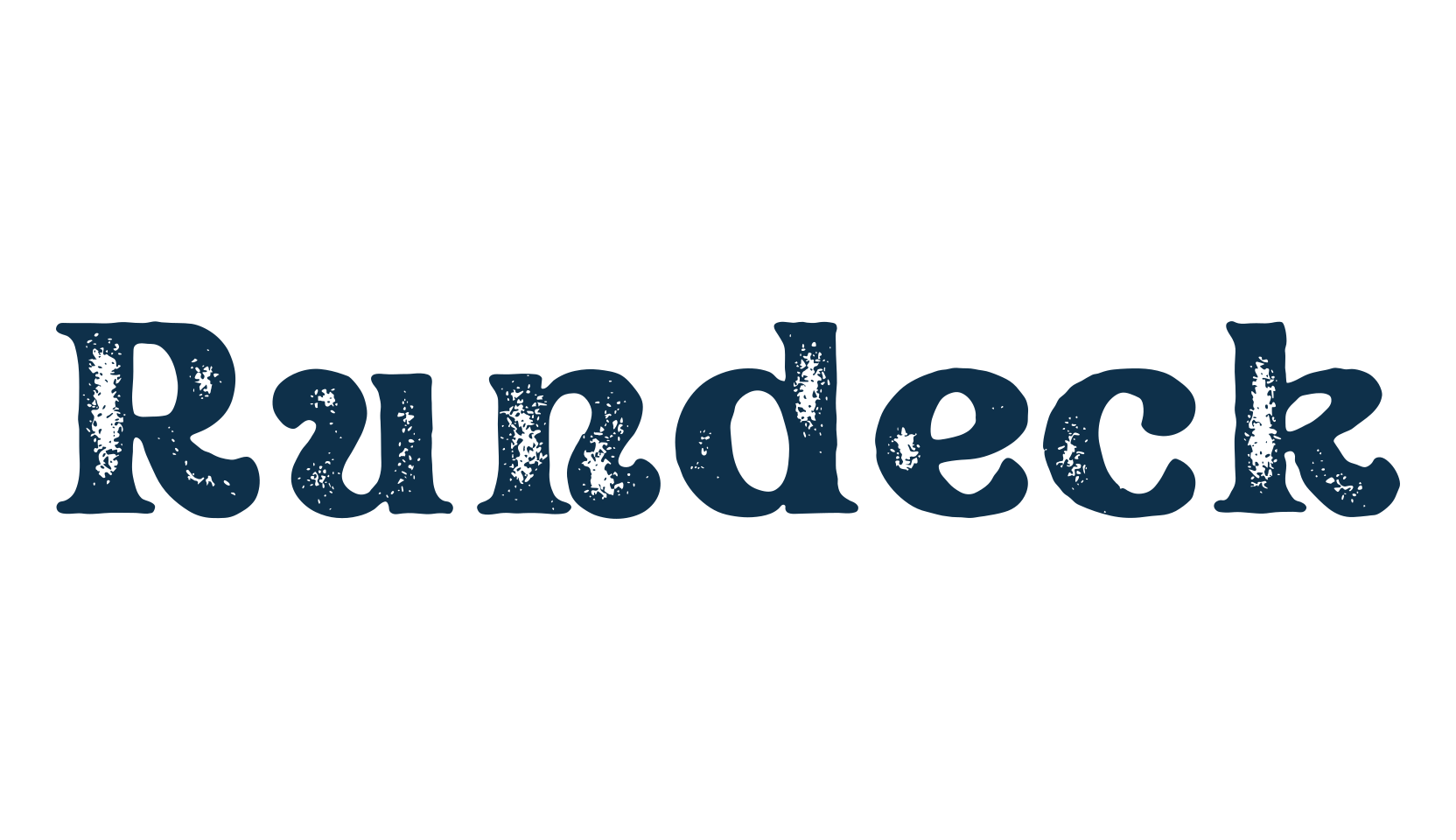 Rundeck, retro font preview