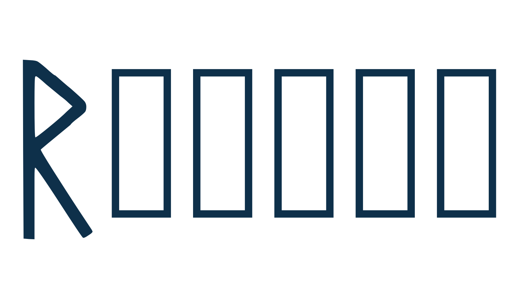 Runico, fancy decorative font preview