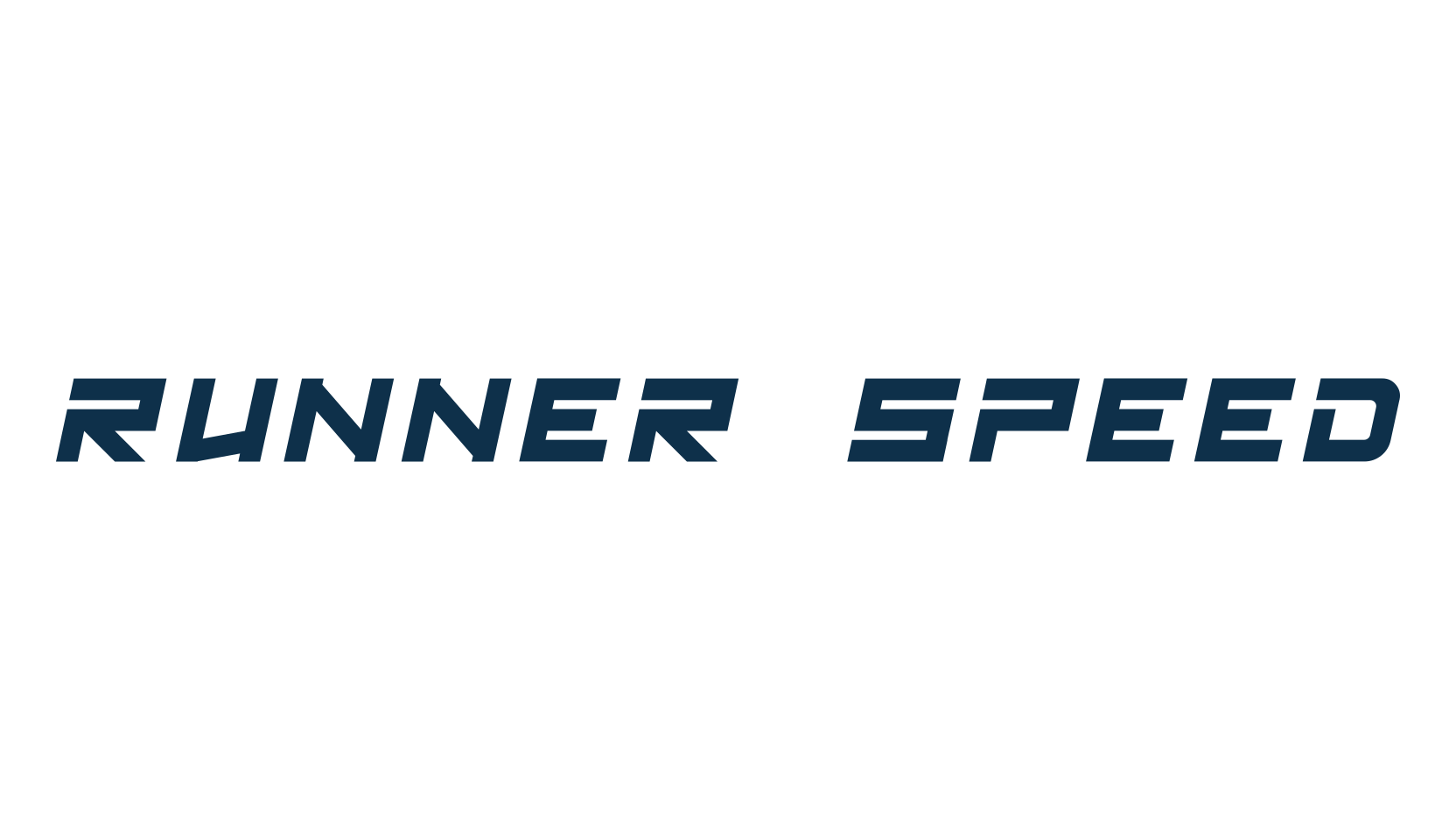Runner Speed, techno sci-fi font preview
