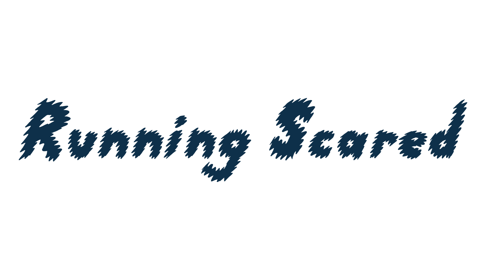 Running Scared, various font preview