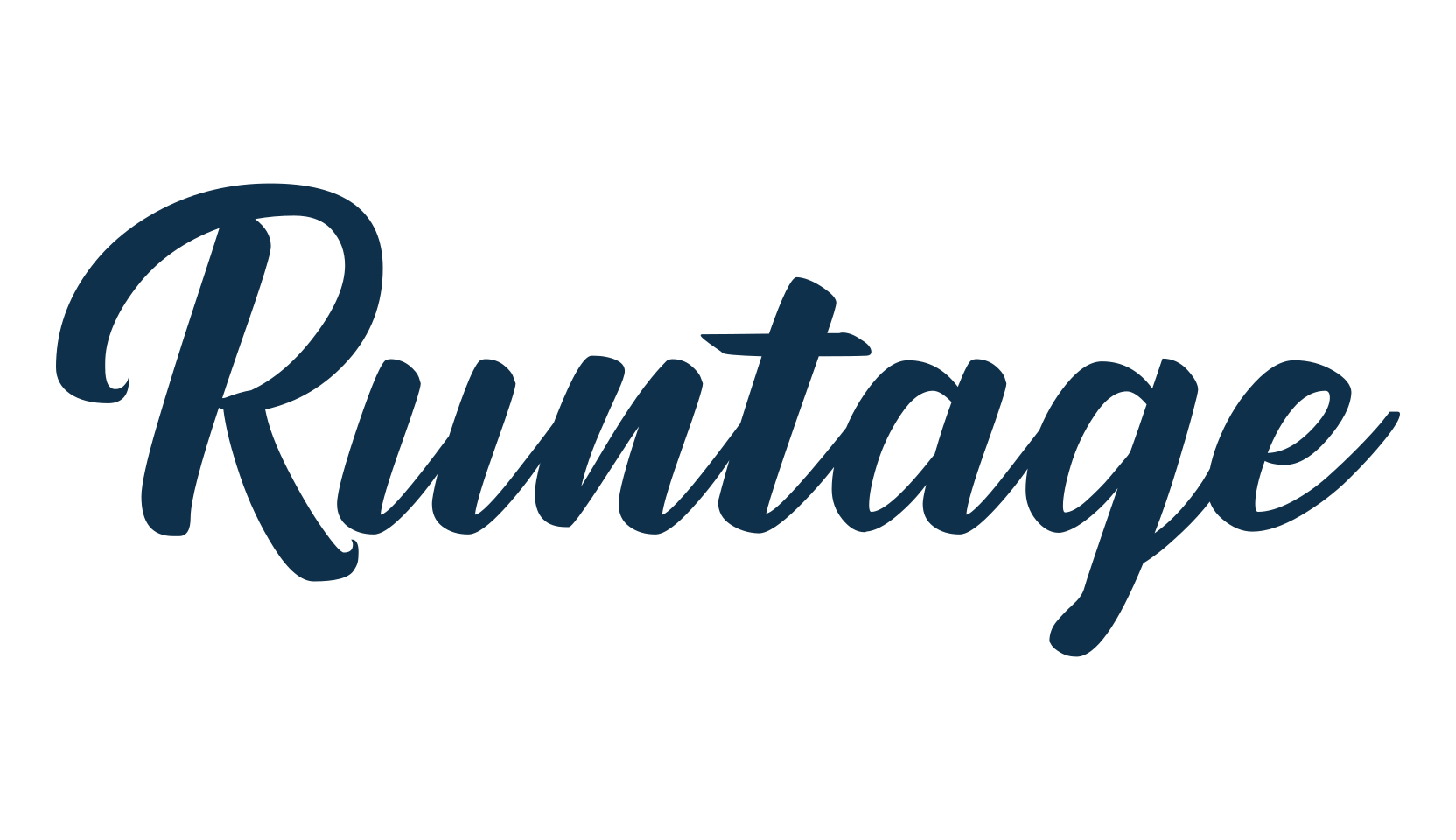 Runtage, fancy decorative font preview