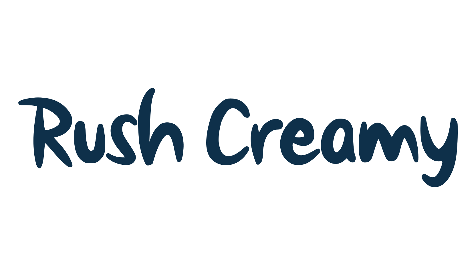 Rush Creamy, fancy decorative font preview