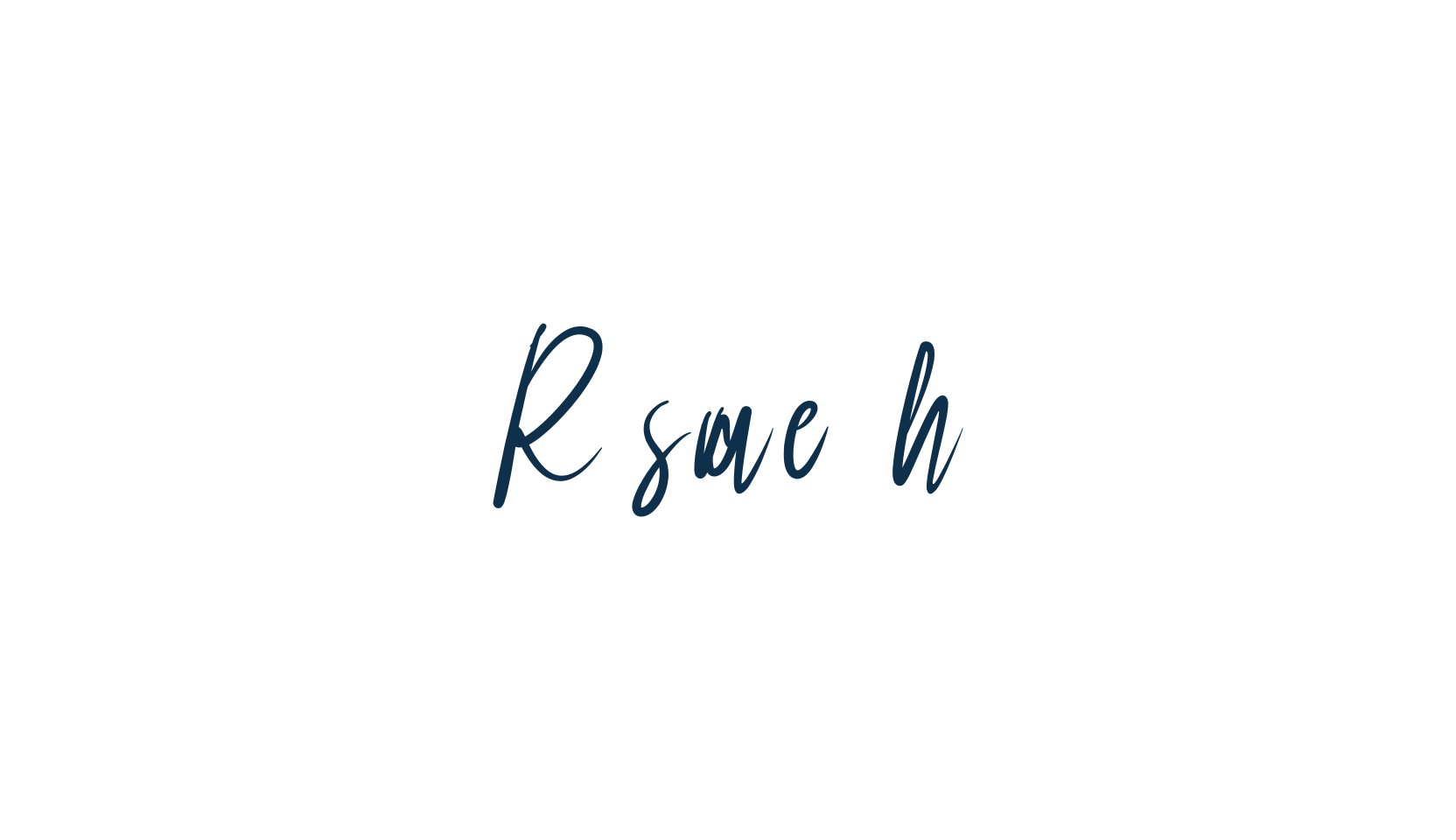 Rusher, script handwritten fancy decorative calligraphy font preview