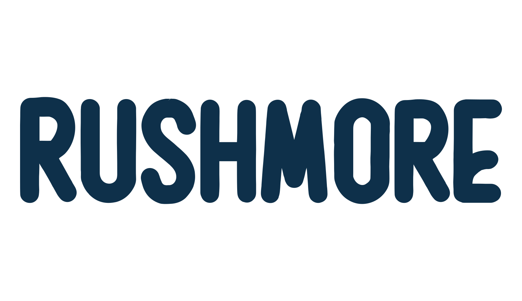 Rushmore, fancy various basic font preview